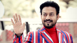 Irrfan Khan Waving Wallpaper