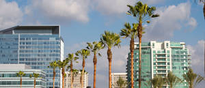 Irvine California's Impressive Architectural Buildings Wallpaper