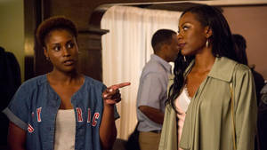 Issa Rae And Yvonne Orji Insecure Wallpaper