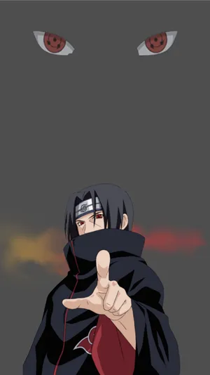 Itachi Phone With Two Eyes Wallpaper