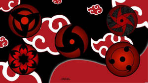 Itachi Sharingan Digital Art Wallpaper