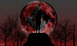 Itachi Sharingan Rock Hill Wallpaper