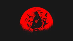 Itachi Silhouette Akatsuki Pc Wallpaper