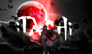 Itachi Uchiha Red Moon Wallpaper