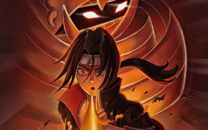 Itachi Using Fire Jutsu Naruto Ipad Wallpaper