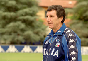 Italian Best Goalkeeper Dino Zoff Wallpaper