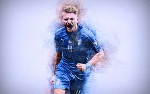 Italian Football Phenom – Ciro Immobile Wallpaper