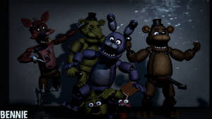 “it’s Time To Party! The Five Nights At Freddy's Animatronics Are Ready To Get The Show Started.” Wallpaper