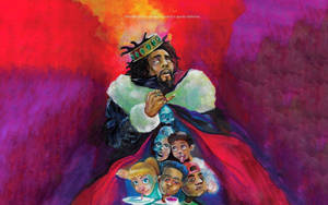 J Cole Kod Cover Art Wallpaper