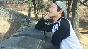 J-hope With Eyes Closed Wallpaper