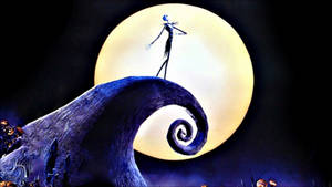 Jack Skellington Singing In The Nightmare Before Christmas Wallpaper