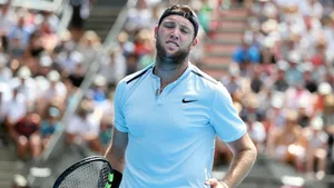 Jack Sock In White Tennis Shirt Wallpaper
