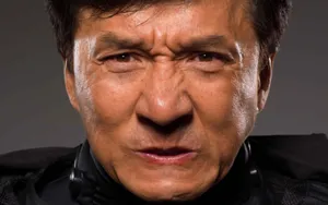 Jackie Chan Intense Face Wallpaper