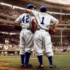 Jackie Robinson And Pee Wee Wallpaper