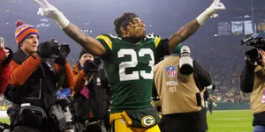 Jaire Alexander Celebrationwith Media Wallpaper