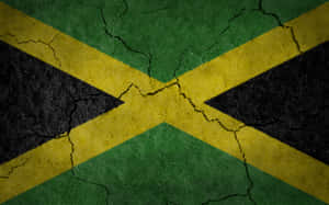 Jamaican_ Flag_ Grunge_ Texture Wallpaper
