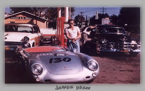 James Dean Car Wallpaper