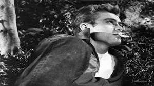 James Dean Smoking Wallpaper