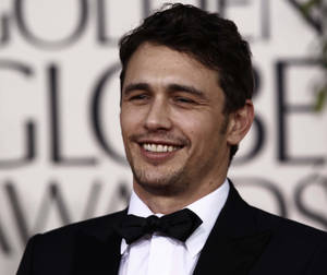 James Franco Golden Globes Awards Wallpaper