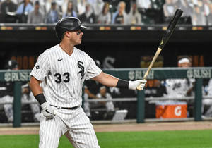 James Mccann Feeling Out Bat Wallpaper