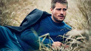Jamie Dornan's Charismatic Gaze Wallpaper