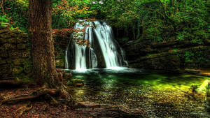 Janet's Foss Magical Hd Waterfall Wallpaper