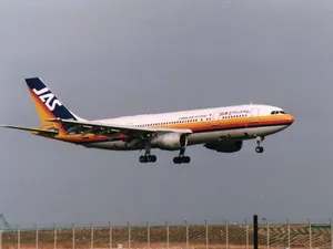 Japan Air Systems Plane Departure Wallpaper