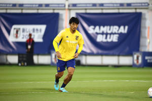 Japan National Football Team Tomiyasu Warm Up Wallpaper