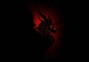 Japanese Dragon Dark Art Wallpaper