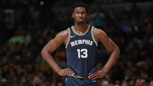 Jaren Jackson Jr. Inside Basketball Court Wallpaper