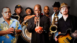 Jazz_ Band_ Group_ Portrait Wallpaper