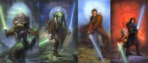 Jedi Vs Sith 1361 X 586 Wallpaper