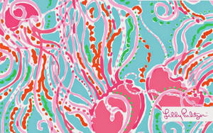 Jellyfish Lilly Pulitzer Desktop Wallpaper