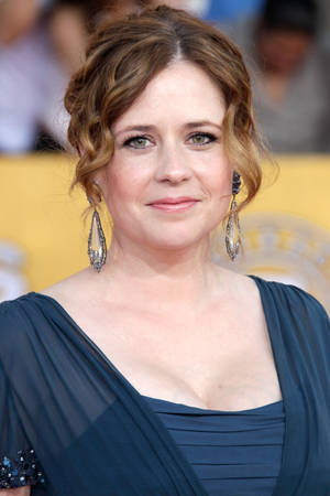 Jenna Fischer Gracing The Annual Screen Actors Guild Awards Wallpaper