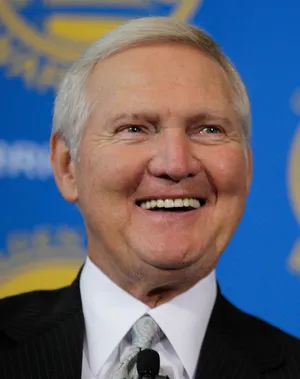 Jerry West Smiling Executive Of The Year Award Wallpaper
