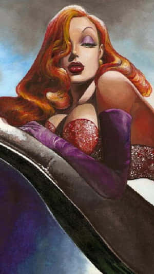 Jessica Rabbit Classic Pose Wallpaper