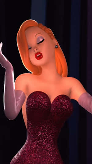 Jessica Rabbit Classic Pose Wallpaper