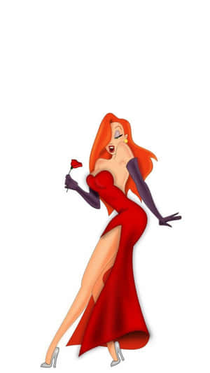 Jessica Rabbit Red Dress Wallpaper