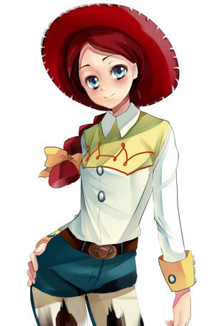 Jessie Toy Story Anime Style Art Wallpaper