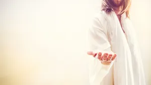 Jesus Christ In Heavenly Glory Wallpaper