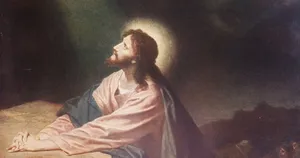 Jesus Praying In The Garden Of Gethsemane Wallpaper
