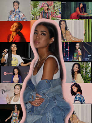 Jhené Aiko Captivating Audiences With Her Soulful Performance Wallpaper