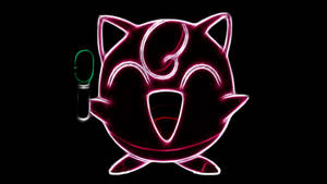 Jigglypuff Purring To A Groovy Beat Wallpaper