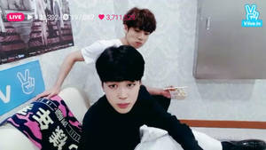 Jikook Staring And Doing Stream Wallpaper