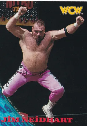 Jim Neidhart Jumping On Ring Wallpaper