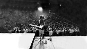 Jimi Hendrix Stage Photo Wallpaper