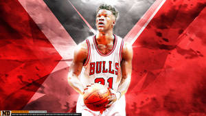 Jimmy Butler Red Ruby Wallpaper