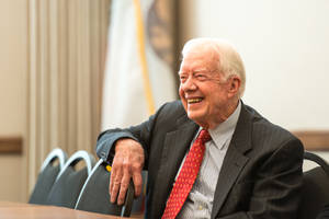 Jimmy Carter Chuckles Wallpaper