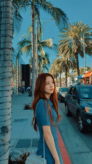 Jisoo Blackpink Summer Coast Fashion Wallpaper