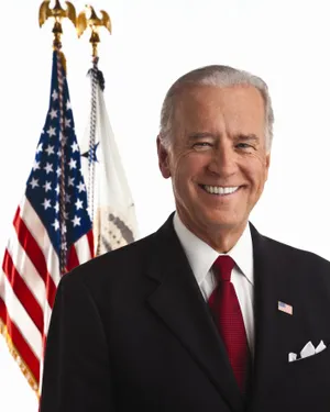Joe Biden Delivering A Passionate Speech. Wallpaper